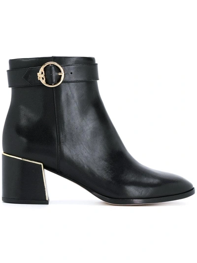 Tory Burch Sofia Leather 60mm Dress Bootie In Black