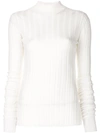 THEORY ribbed turtleneck sweater,H071171712366257