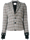 A.F.VANDEVORST CHECKED BLAZER,172BAT17216S17212BL12054311