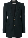 SAINT LAURENT SINGLE BREASTED PLUNGE BLAZER,481488Y221W12312497