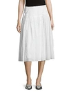 REBECCA TAYLOR COTTON VOILE SKIRT,0400093833118