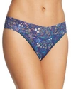 Hanky Panky Floret Petite Low Rise Thong In Floret