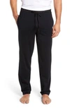 Hanro Night And Day Knit Slim Fit Lounge Pants In Black