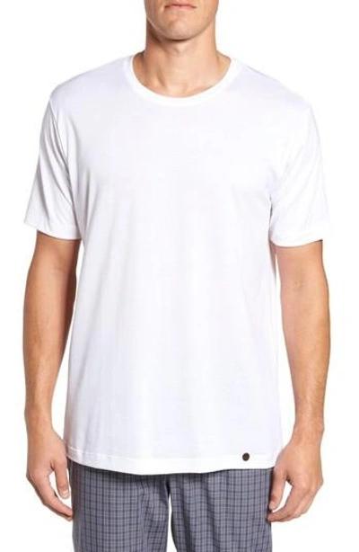 Hanro Cotton Pure Fitted Cotton Crew Neck T-shirt In Multi