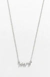 KATE SPADE WOMEN'S KATE SPADE NEW YORK 'SAY YES - MRS' NECKLACE,WBRU3352