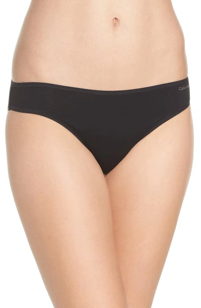 Calvin Klein Cotton Form Bikini Underwear Qd3644 In Black
