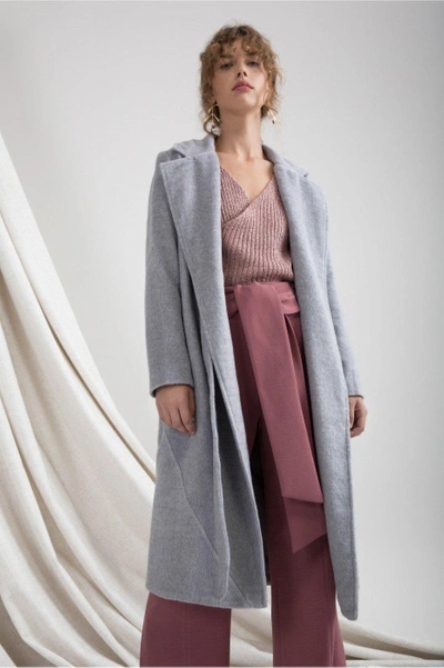 C/meo Collective Take A Hold Coat In Grey