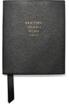 SMYTHSON PANAMA RUNWAY NOTES TEXTURED-LEATHER NOTEBOOK