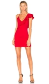 AMANDA UPRICHARD Danica Ruffle Dress,AMAN-WD780