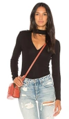 LANSTON CUTOUT TURTLENECK TOP,L 1328RC