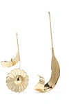 JW ANDERSON GOLD-PLATED EARRINGS