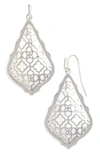 Kendra Scott 'addie' Drop Earrings In Silver