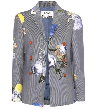 Acne Studios Cotton Jacket In Multicoloured