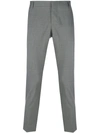 ENTRE AMIS ENTRE AMIS CROPPED TAILORED TROUSERS - GREY,A18818843012379725