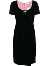 BLUGIRL bar detail neckline dress,440812379717