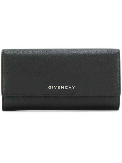Givenchy Long Pandora Continental Wallet In Black