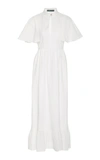 ALEXA CHUNG FRILLED BRODERIE ANGLAISE COTTON DRESS,1702-DR10-CO24
