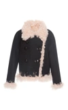 ISABEL MARANT Belia Shearling Wool-Blend Coat,MA030017H002I