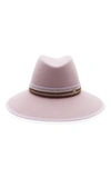 MAISON MICHEL KATE FREE KICK BONDAGE HAT,1009016003.0