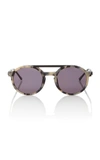 THIERRY LASRY DR WOO ROUND-FRAME ACETATE SUNGLASSES,TLWOO018