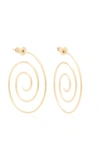 BEAUFILLE SPIRAL 14K GOLD SMALL HOOP EARRINGS,BFFJE19YG