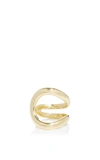 ANA KHOURI MIRIAN YELLOW GOLD RING,USA1103