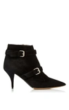 TABITHA SIMMONS FITZ SUEDE ANKLE BOOTS,FITZBLKSPLITSD118