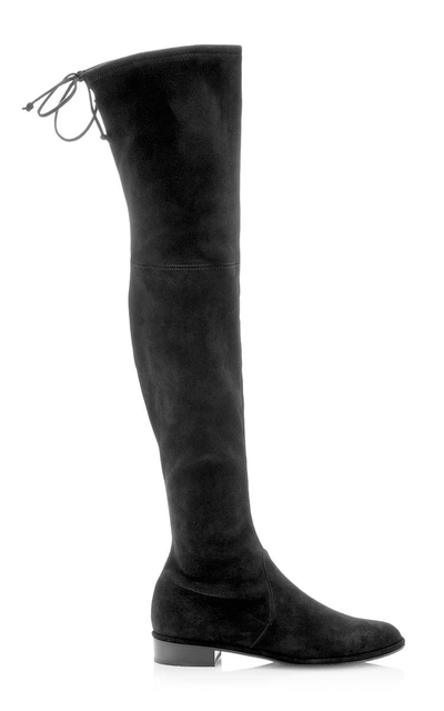 Stuart Weitzman Lowland Over-the-knee Boots In Black