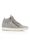 GIUSEPPE ZANOTTI SLOANE SUEDE AND LEATHER SNEAKERS,RS7013 68705