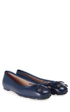 TORY BURCH LAILA LEATHER BALLET FLATS,6526825