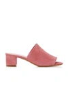 MANSUR GAVRIEL SUEDE MULES,FM4008SU