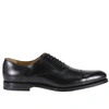 GUCCI BROGUE SHOES SMOOTH SPIRIT OXFORD SHOES WITH ELONGATED TOE,457144 DKG00