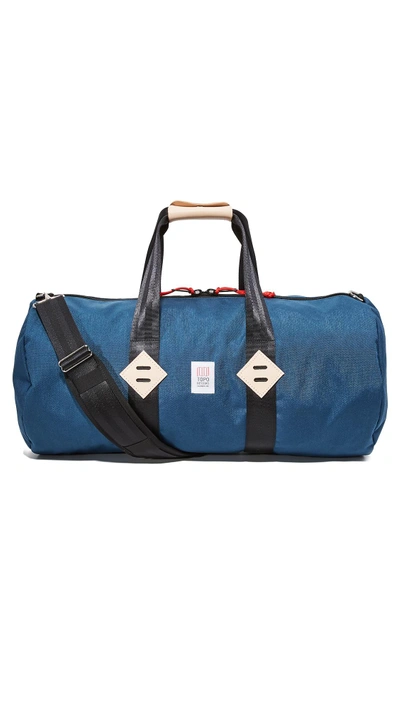 Topo Designs Classic Duffle Bag In Navy