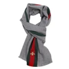 GUCCI SCARF SCARF 37 X 180 CM IN CASHMERE WOOL WITH WEB AND BEE PATTERN,475513 4G487