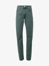 HOLIDAY HOLIDAY BLUE HIGH WAIST STRAIGHT LEG JEANS,TROUSERS6912316987