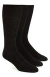 Calvin Klein 3-pack Casual Socks In Black