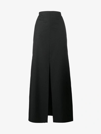 Adeam High Waisted Maxi Skirt In Black