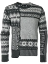 ALEXANDER MCQUEEN geometric intarsia sweater,477010Q1WET12380298