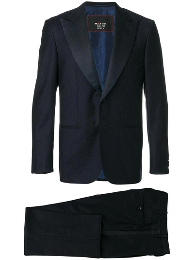 Kiton Two Piece Dinner Suit In Blue