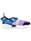 EMILIO PUCCI RUFFLED SLIP-ON SNEAKERS,77CE5077X40A7112270436