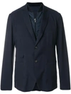 Liska Double Layer Padded Blazer Jacket - Blue In Blue