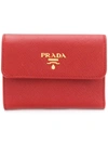 PRADA LOGO TRIFOLD WALLET,1MH840QWA12228558