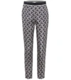 VICTORIA VICTORIA BECKHAM Printed silk trousers