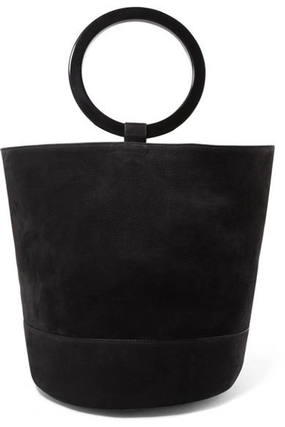 Simon Miller Bonsai 30 Nubuck Bucket Bag In Black