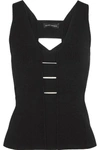 NARCISO RODRIGUEZ CUTOUT STRETCH-KNIT TOP