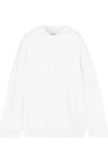 BALENCIAGA Oversized printed cotton-jersey hooded top