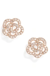 EF COLLECTION EF COLLECTION ROSE DIAMOND STUD EARRINGS,EF-14057-RG