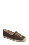 Michael Michael Kors 'kendrick' Slip-on Espadrille Flat (women) In Brown/ Brown