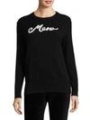 KATE SPADE Meow Embriodered Sweater