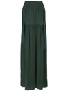 ADRIANA DEGREAS silk maxi skirt,SALG016012288849